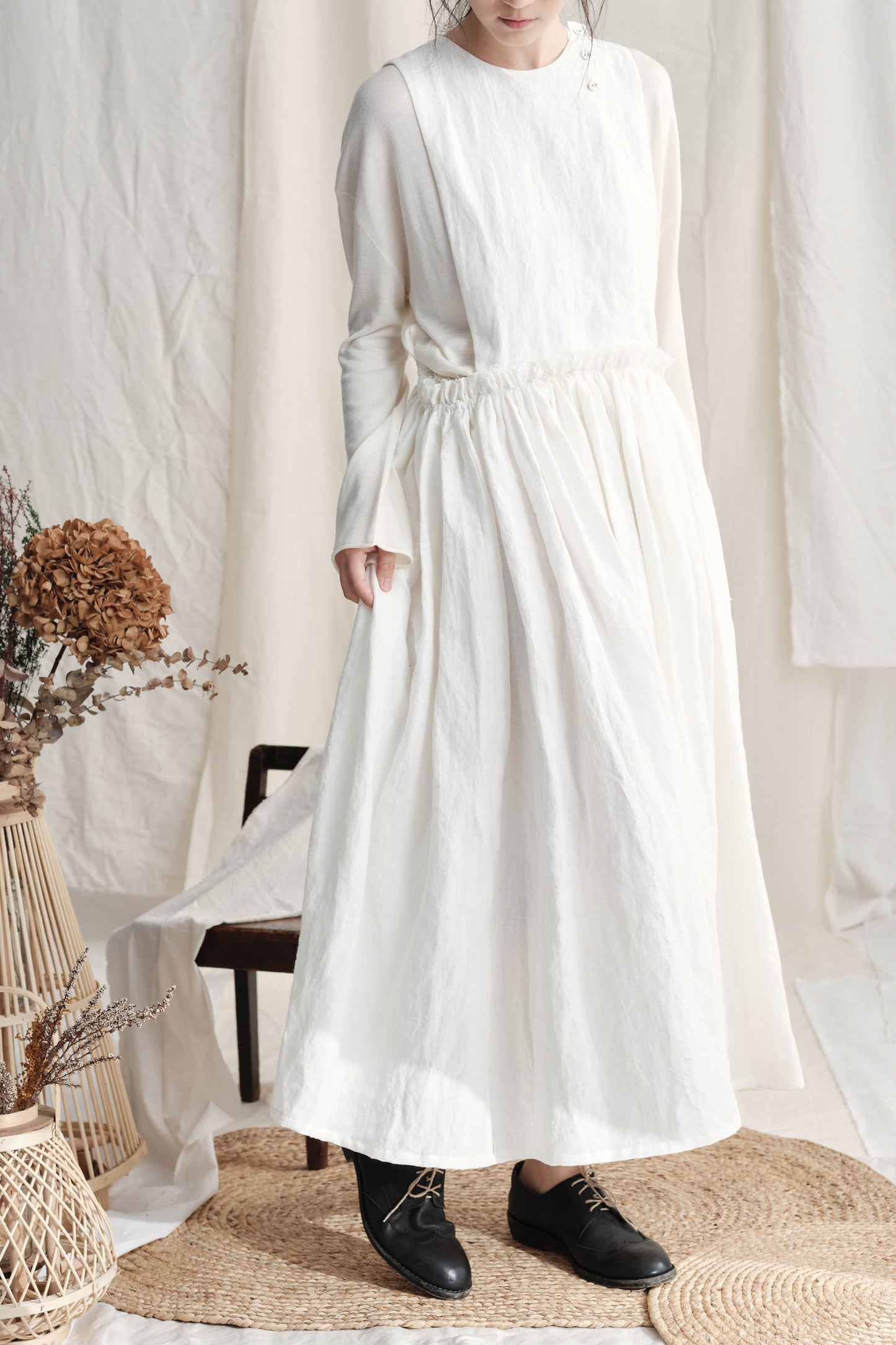 Ruffles Pinafore Dress