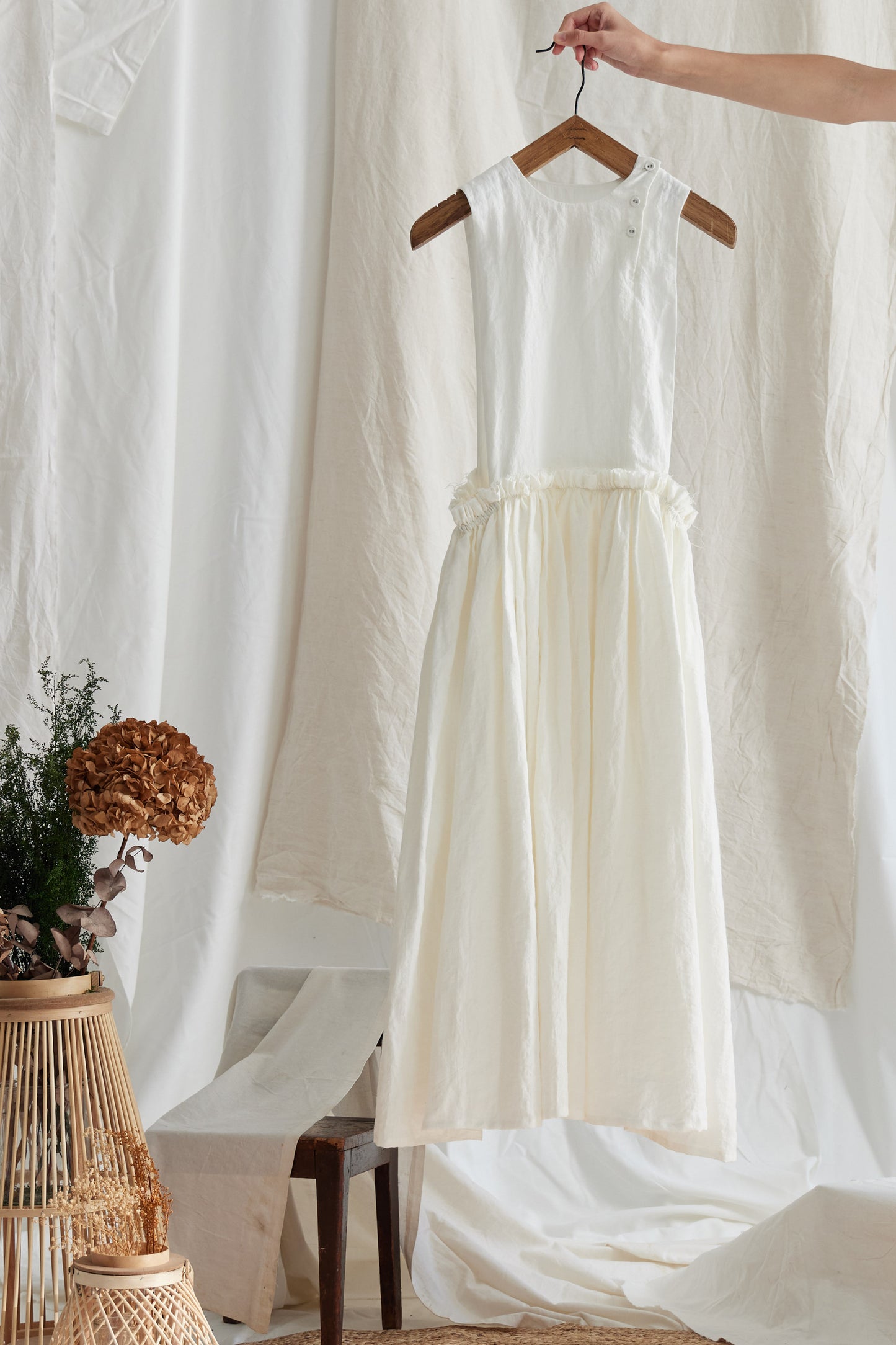 Ruffles Pinafore Dress