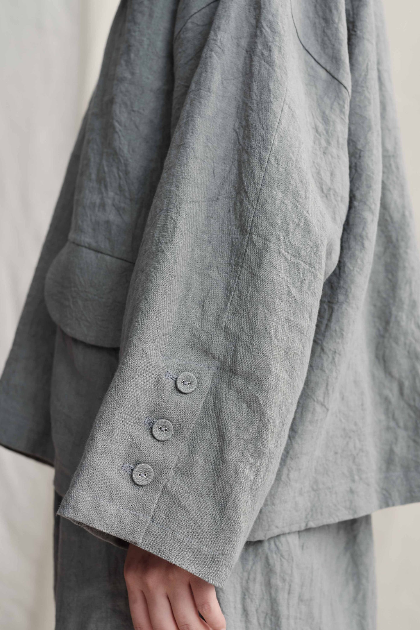 Curvy Opening Oversize Jacket