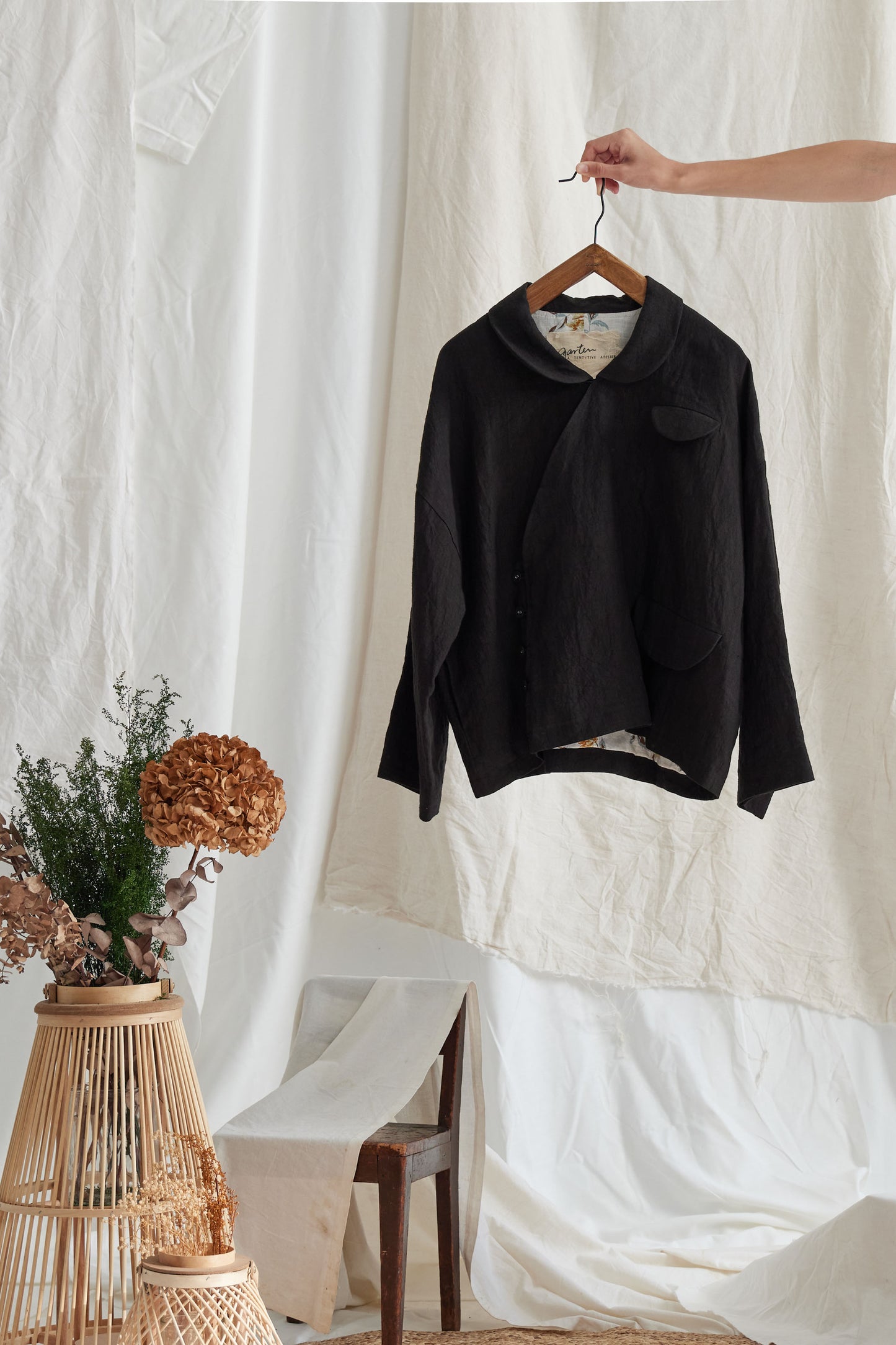 Curvy Opening Oversize Jacket
