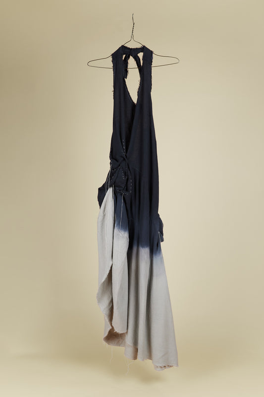 Hand Stitched Draped Dress