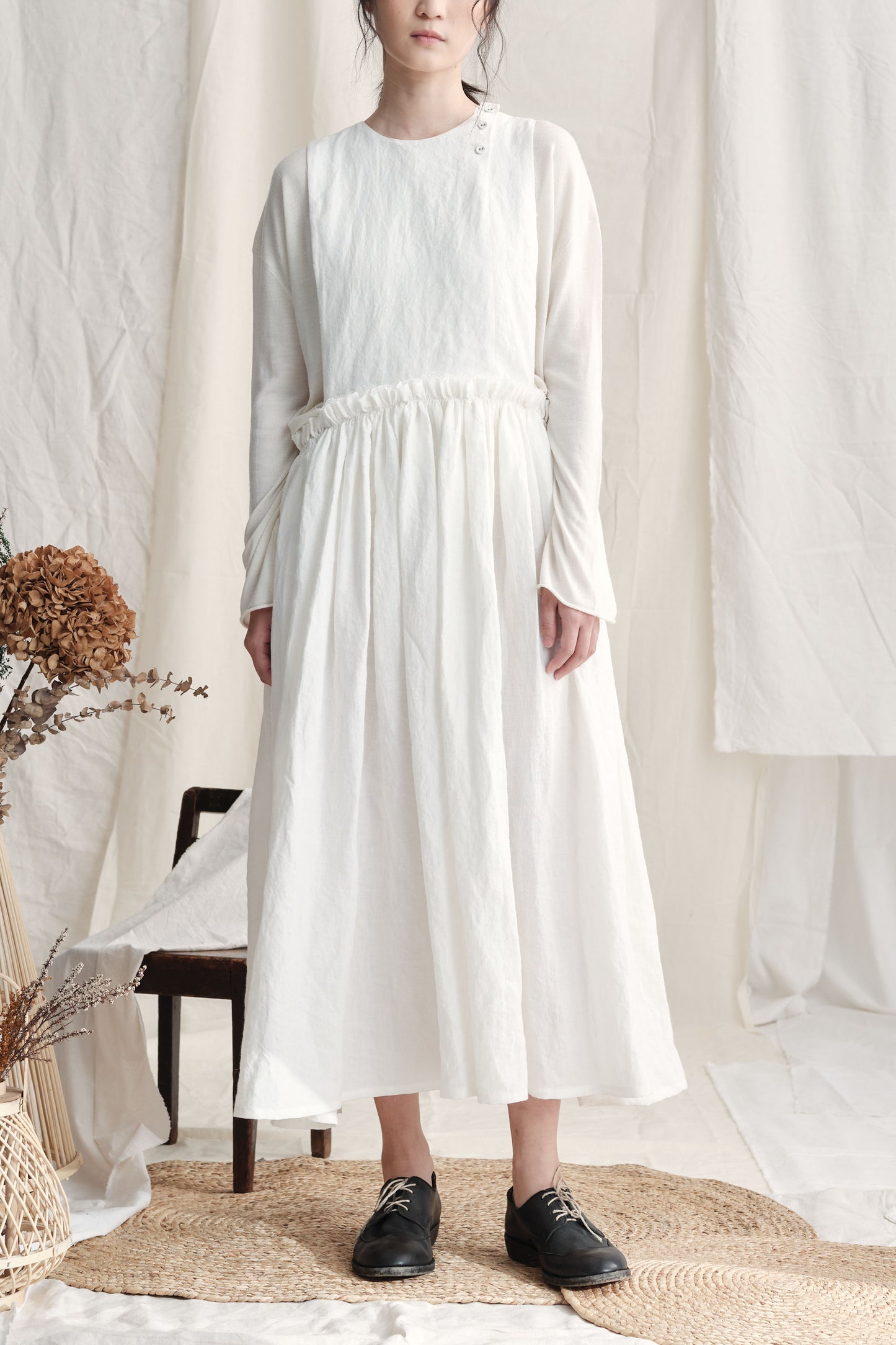 Ruffles Pinafore Dress