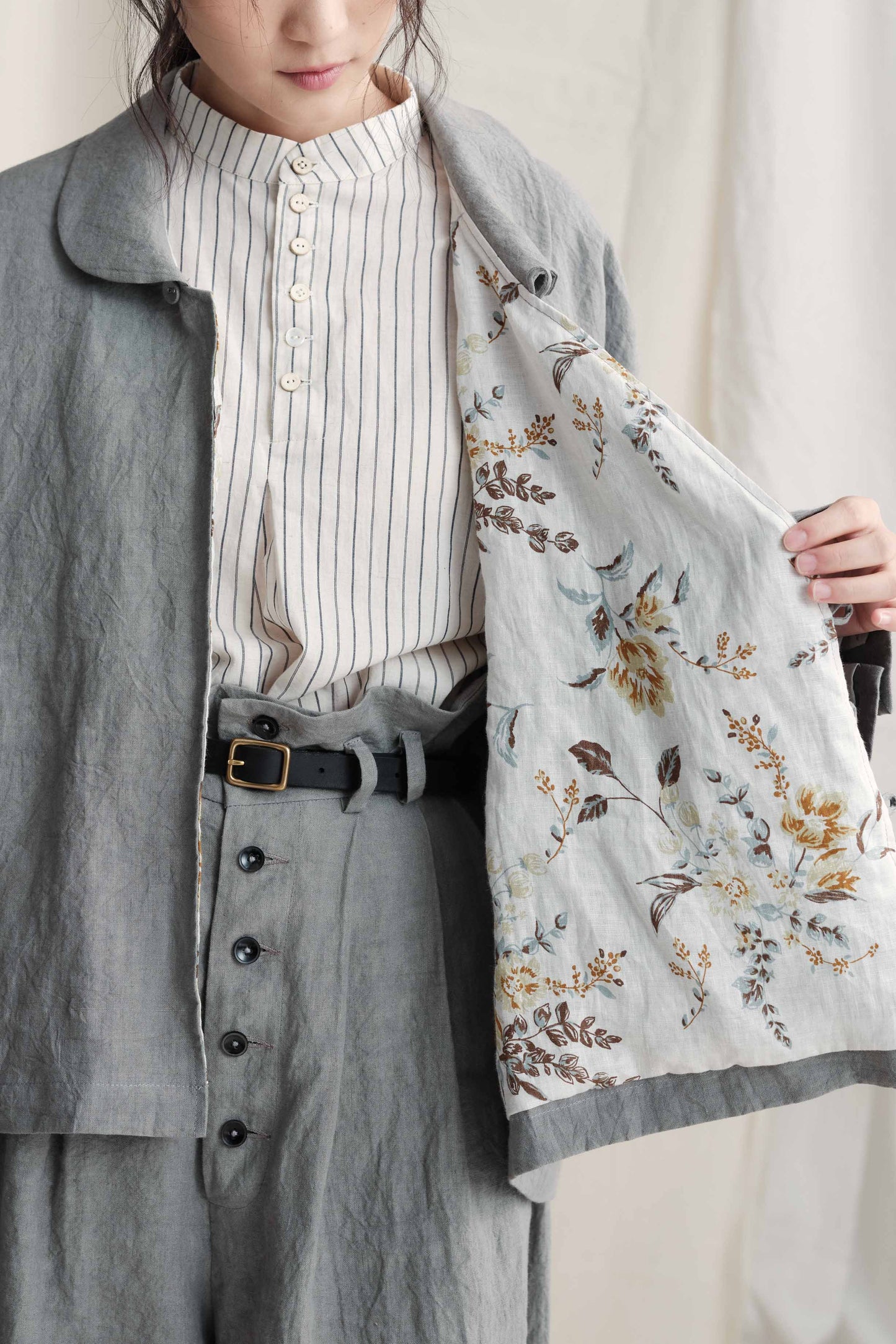 Curvy Opening Oversize Jacket