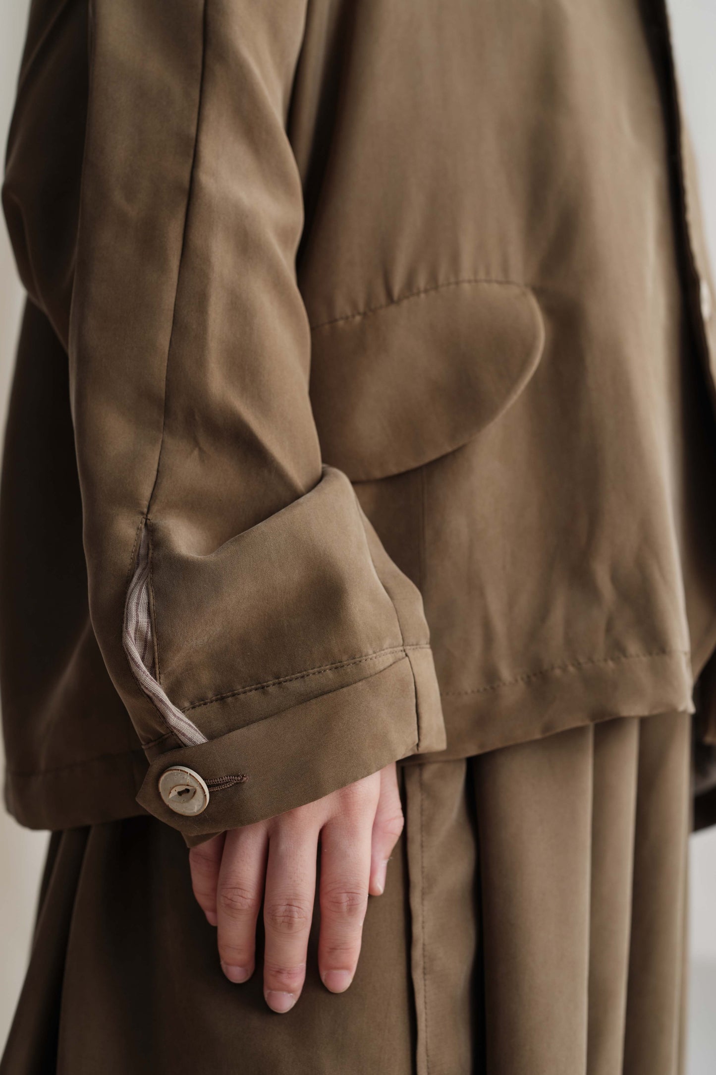 "G" Hand Embroidery Oversize Jacket