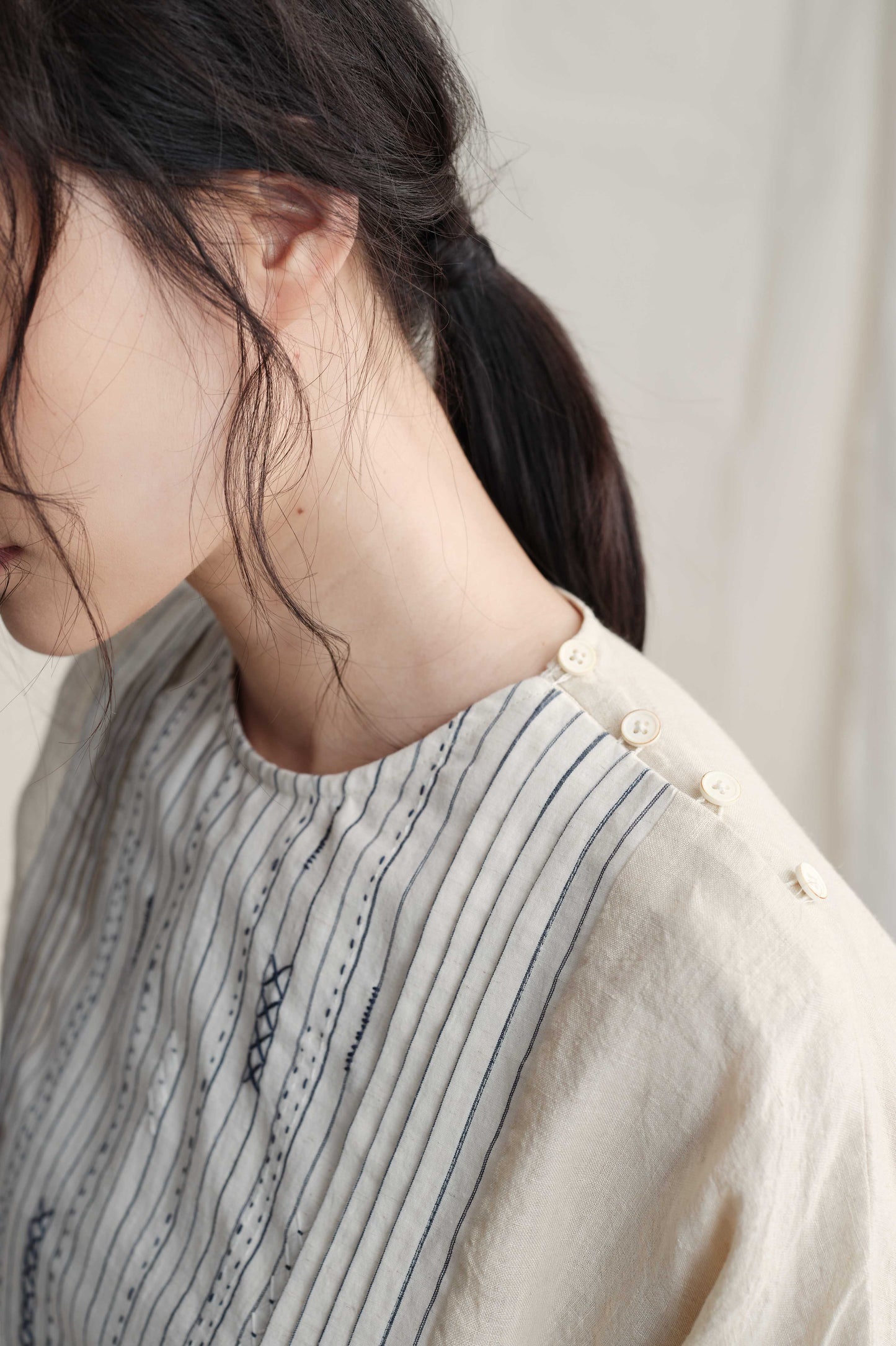 Patchwork With Embroidery Top