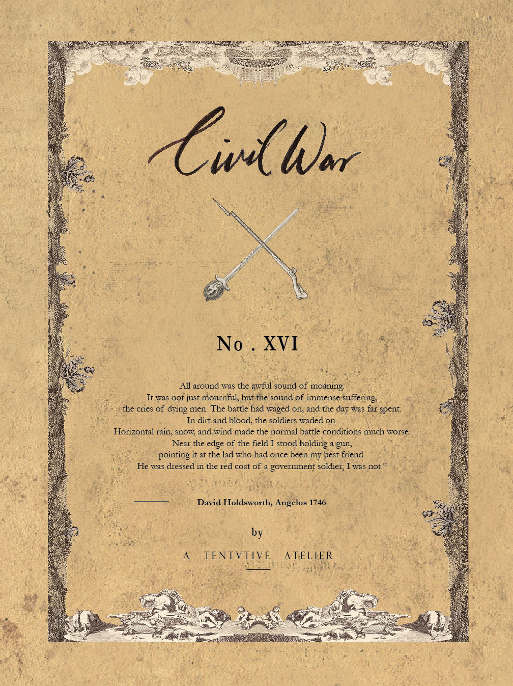 A Tentative Atelier AW20 Lookbook Womens Poster