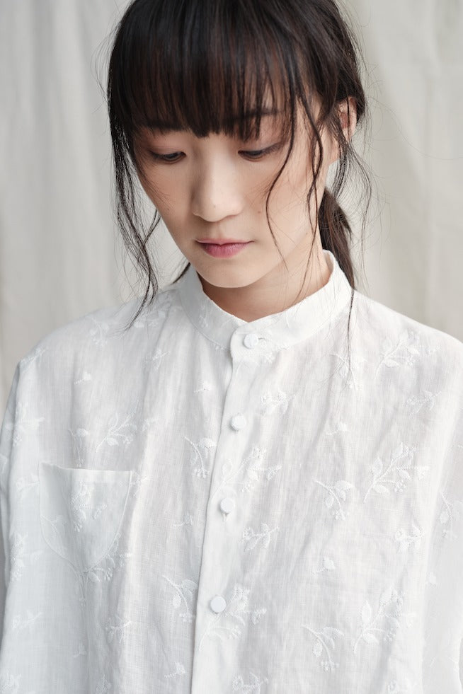 Embroidery Patch 7-Button Jacket
