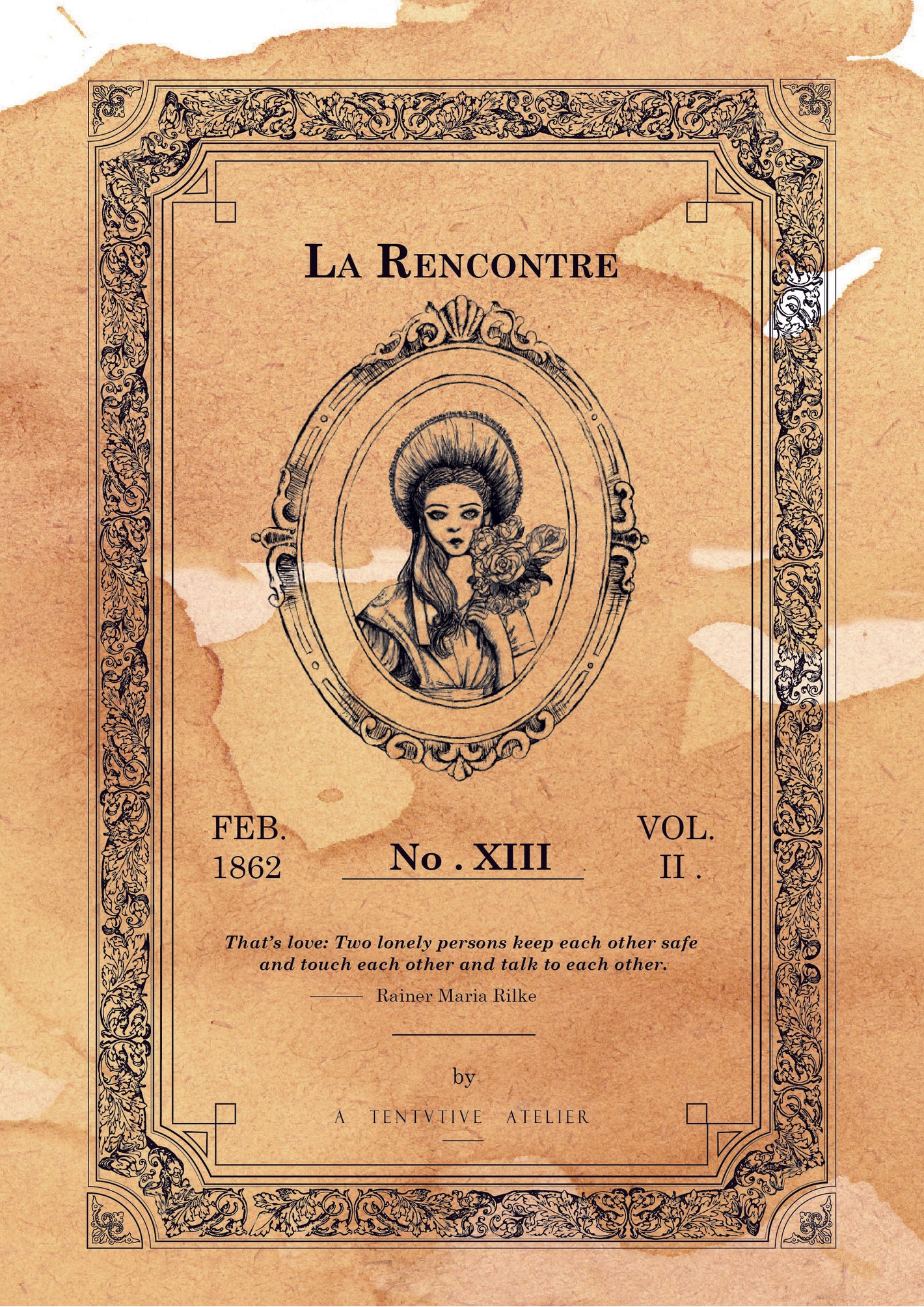 A Tentative Atelier SS19 Lookbook Womens Poster